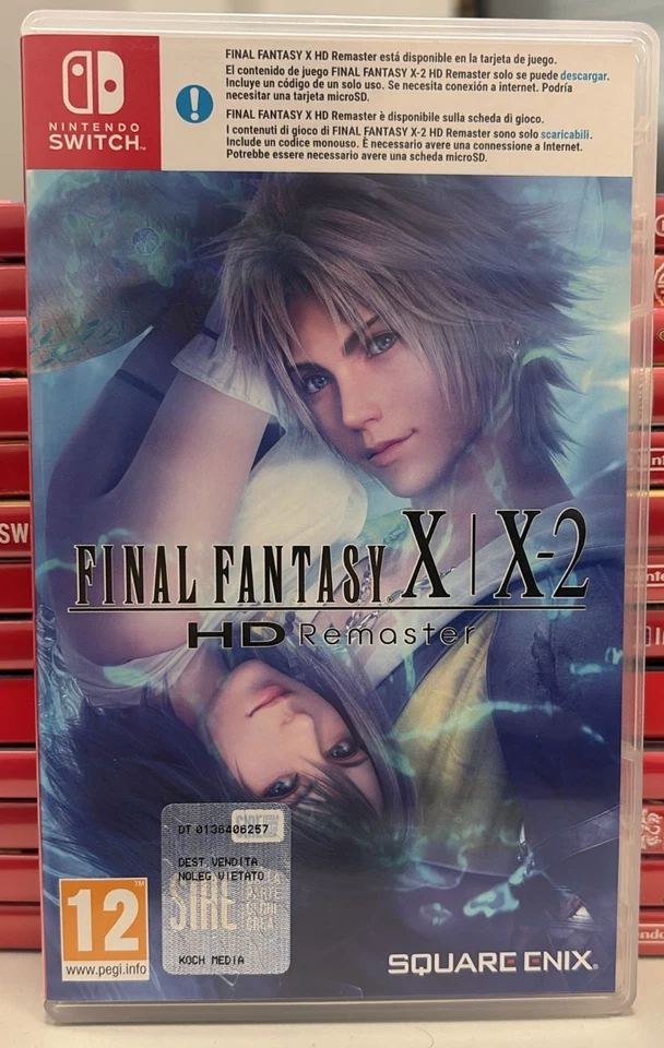 NINTENDO SWITCH FINAL FANTASY X - FINAL FANTASY X-2 HD REMASTERED - SQUARE ENIX, foto 1 di 2