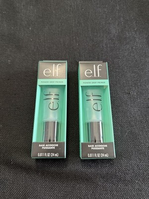 Lot of 2 e.l.f. Power Grip Primer Gel-Based & Hydrating Face Primer 0.811 Fl New