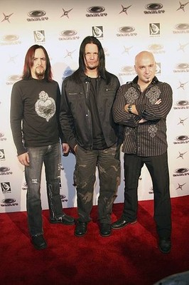 Guitarist Dan Donegan bassist John Moyer singer David Michael Drai- Old Photo