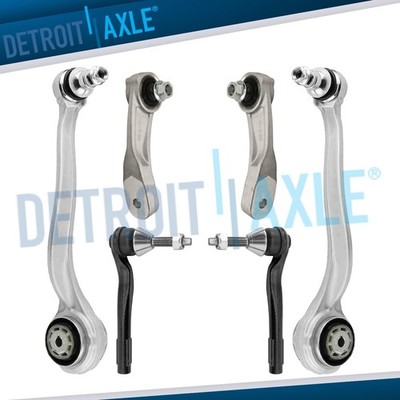 6pc RWD Front Lower Forward Control Arms Sway Bars Tie Rods Kit for C300 C350e