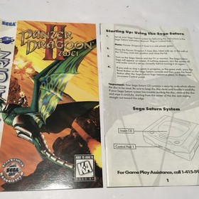 Panzer Dragoon II Zwei (Sega Saturn, 1996). Read Description