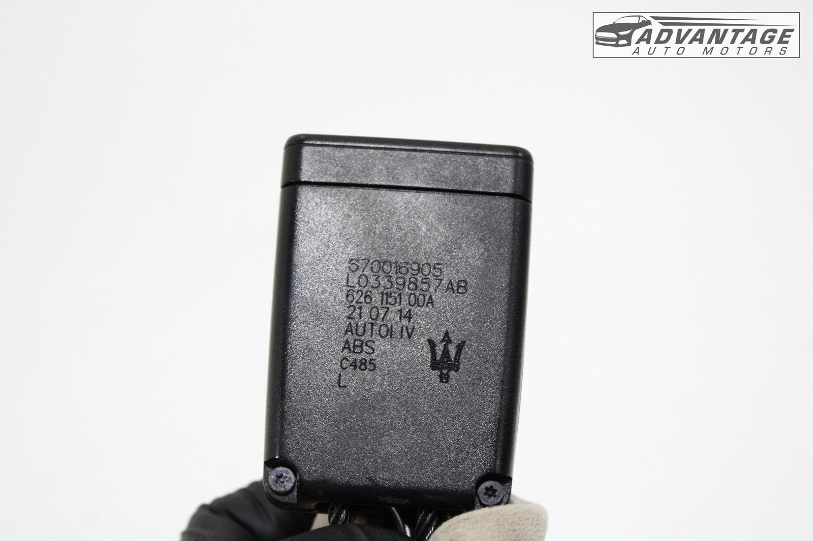 2014-2021 MASERATI QUATTROPORTE FRONT LEFT DRIVER SIDE SEAT BELT BUCKLE OEM