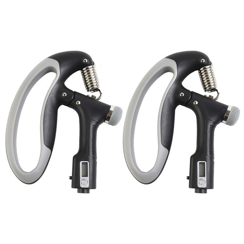10 100kg Adjustable Hand Grip Strengthener Count Your Exercise Progress