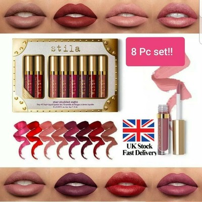 stila 8 piece lip set
