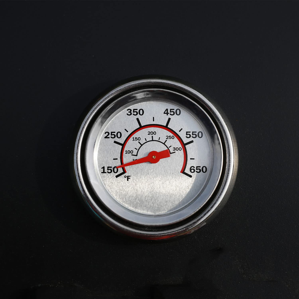 Char-Broil Temperaturmesser – Für Gas- & Holzkohlegrills, 50–600 °F, 4,7 Cm