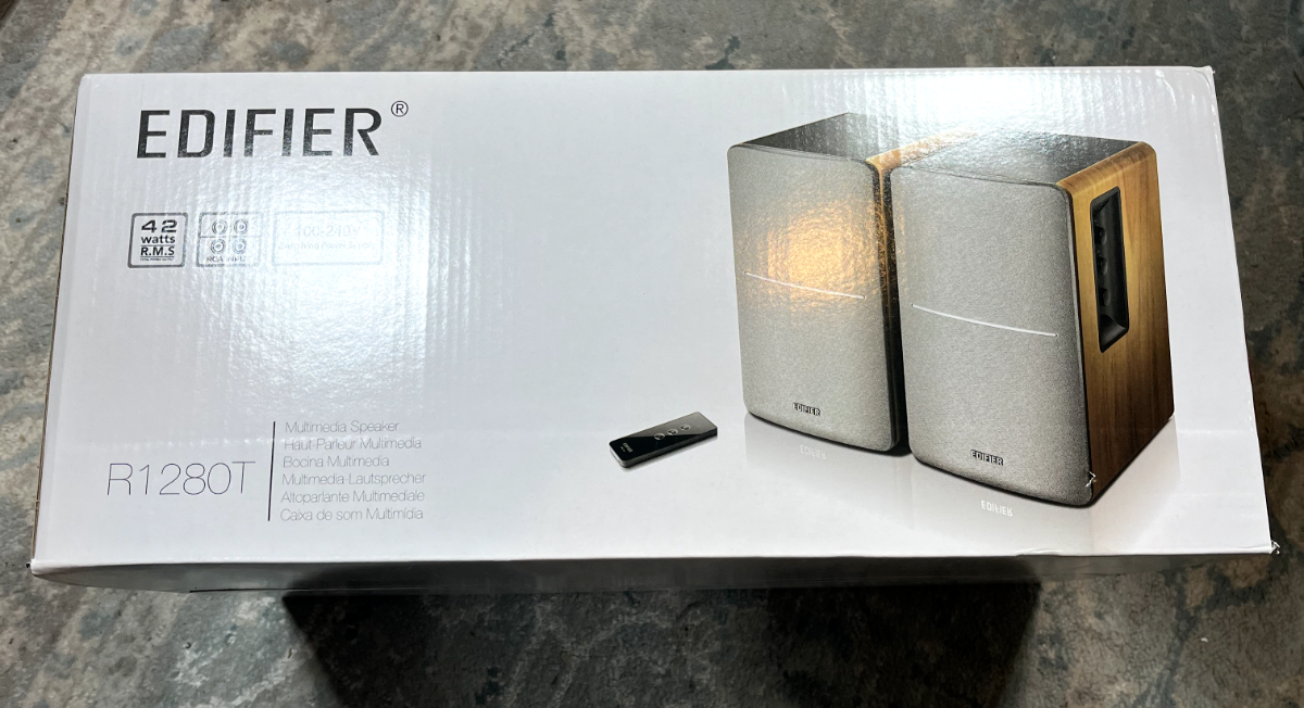 Edifier R1280T 2.0 Powered Bookshelf Speakers Dual RCA Studio Monitor