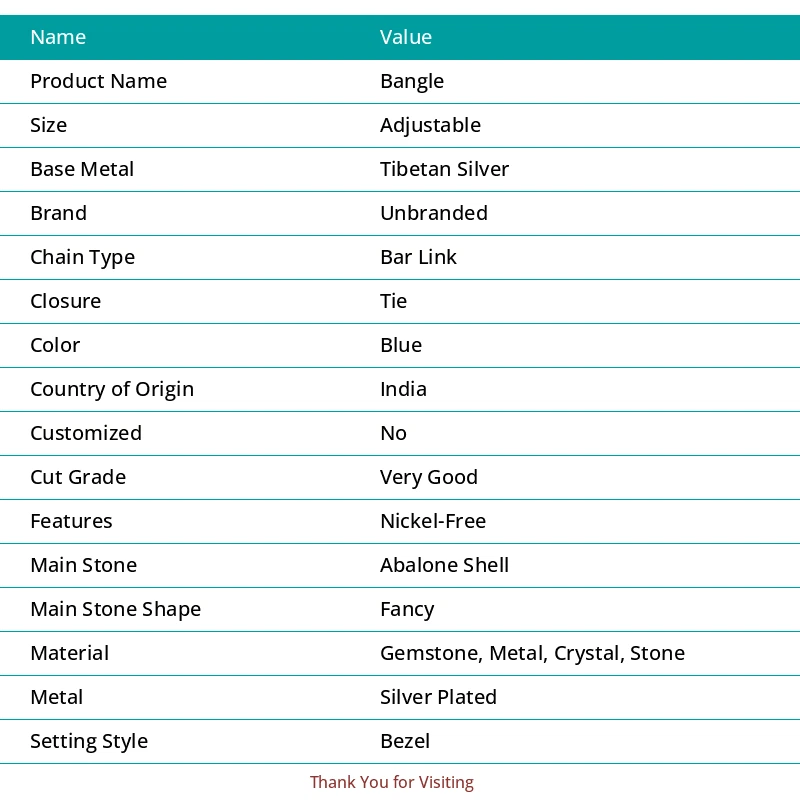 Brazalete ajustable con concha de abulón, piedras preciosas granate Q438 Foto 2 de 4