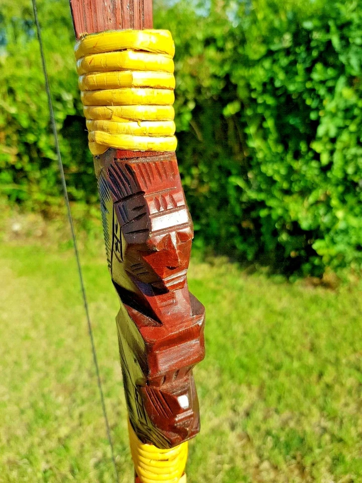 JUEGO TRADICIONAL DE TIRO CON ARCO RECURVO (COMPLETO CON 20 FLECHAS Y SOPORTE) - Imagen 3 de 4