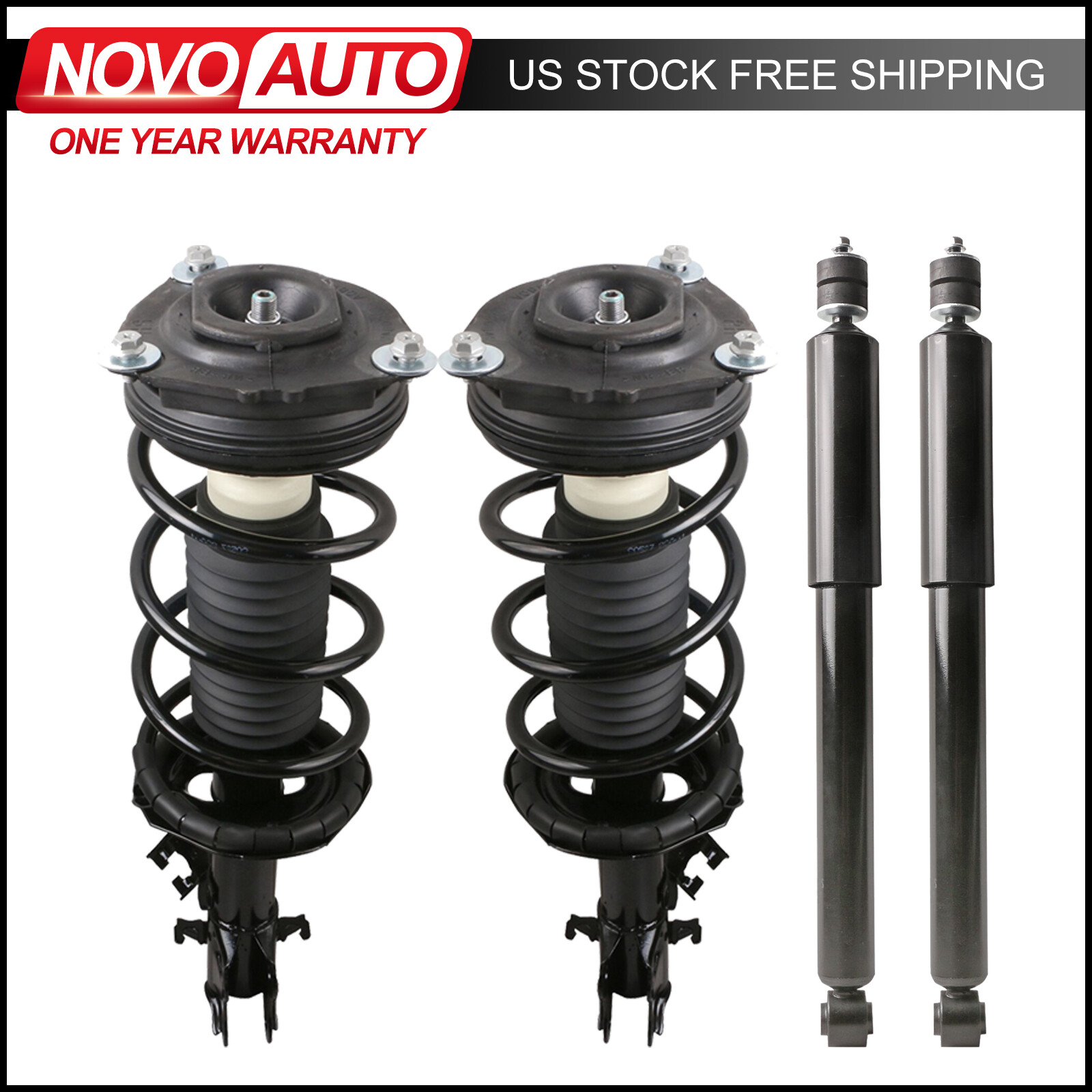 Front & Rear Shocks Struts Absorbers Left Right For 20072012 Nissan