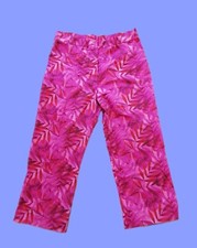 Vintage 90's Deadstock Pink Palm Tropical Pants