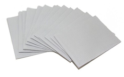 Primo Disposable Bibs/Towels Triple Layer 13x18 Grey 500/cs Tatoo Gray - USA