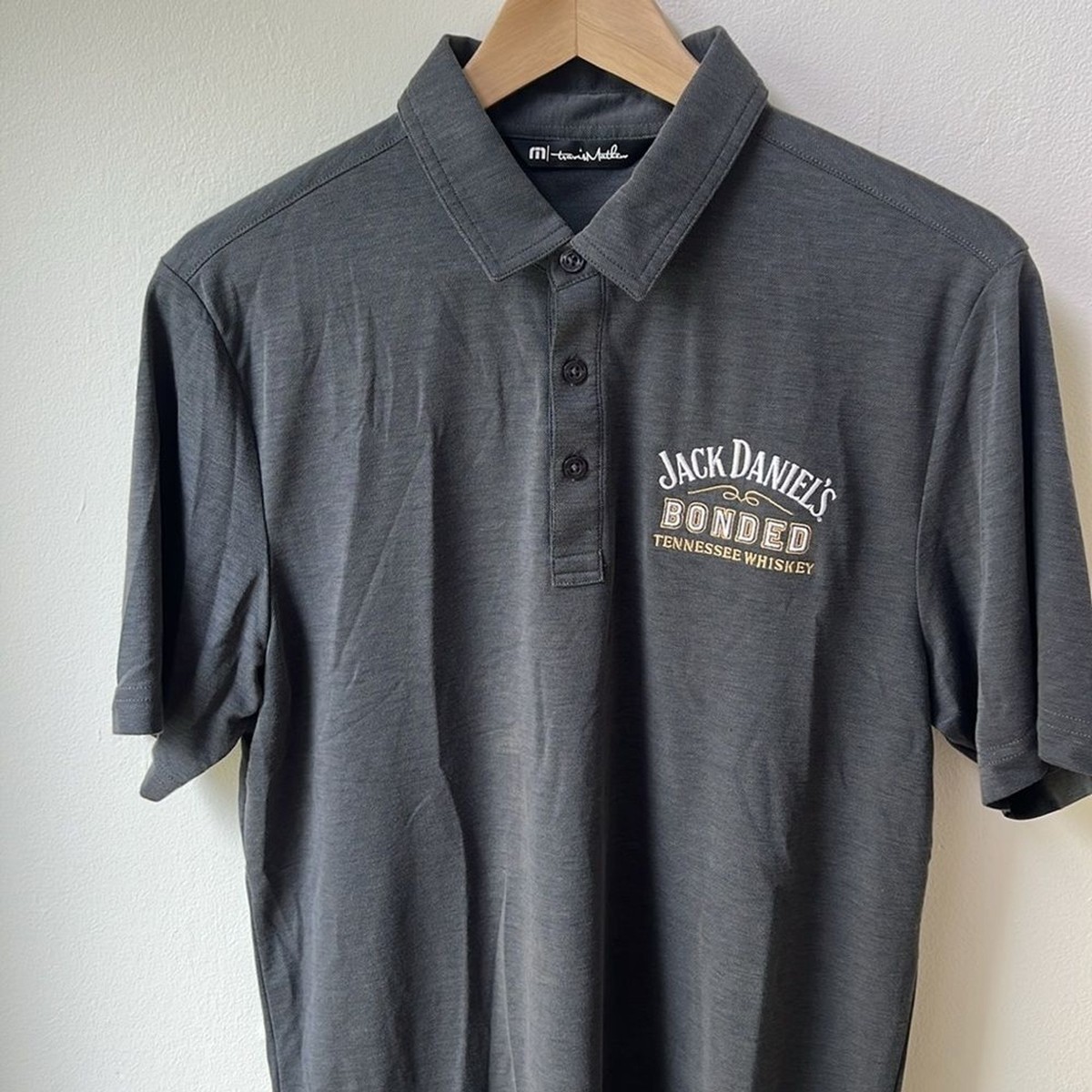 Travis Mathew Jack Daniel's Men's Pima Cotton Blend Golf Polo