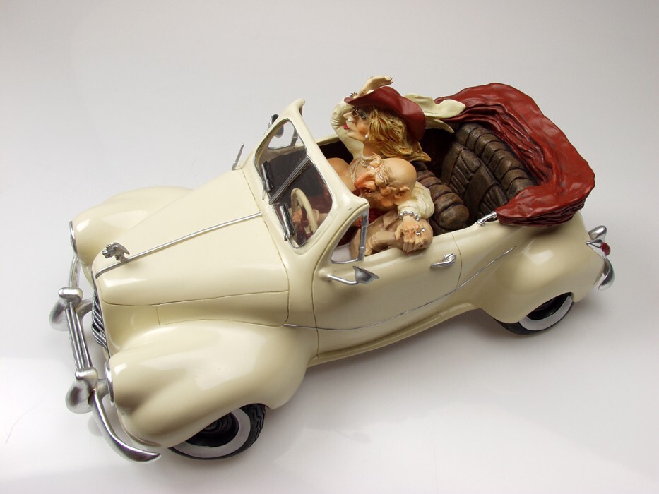 LTD. ED. Guillermo Forchino LE CABRIOLET / CONVERTIBLE Figurine