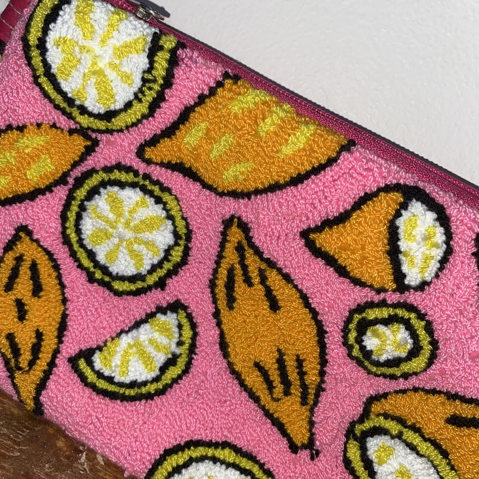 Auténtico Bolso Clutch Bandolera 100% Wayuu Mediano Precioso Verano Rosa Lima Foto 3 de 4