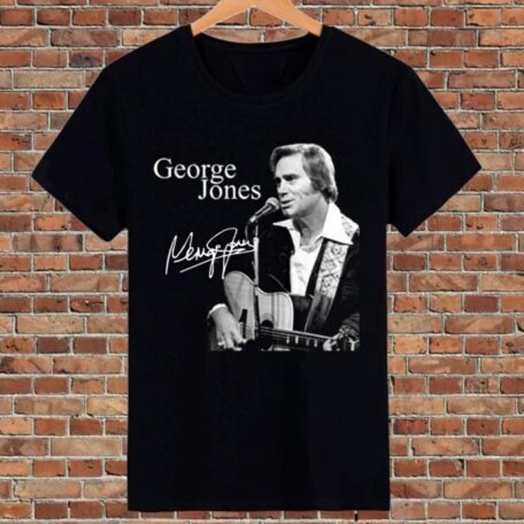 George Jones Signature Fan Gift Unisex T-Shirt Sizes S-5XL