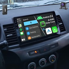 DAB+ Für Mitsubishi Lancer 2008-17 Android 14 Kamera Autoradio GPS Navi BT 4+64G
