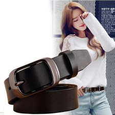 Wide Genuine Leather Belt Woman Vintage Cow Skin Belts Women Strap Female