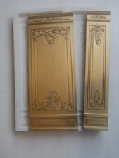 Dolls House Silicone Rubber Moulds Tall Ornate Panels 1 / 12 Th Scale
