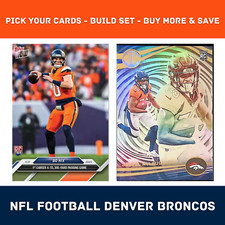Denver Broncos Football Cards PYC Build Set Buy More Updated 1-3-2026