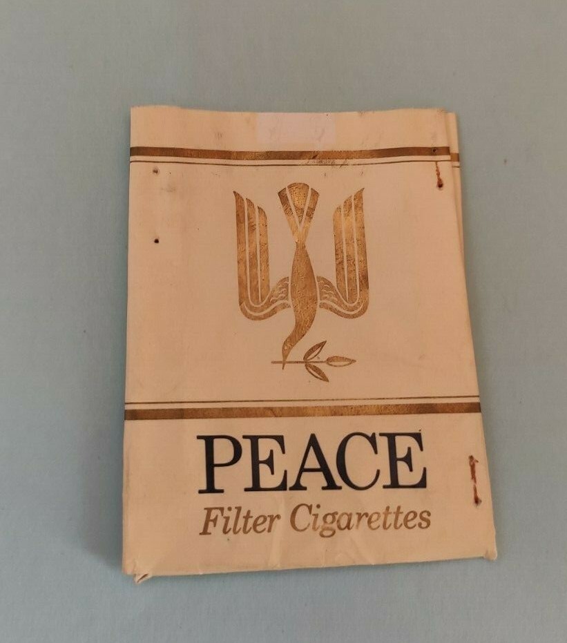 peace original filter cigarette PEACE GIAPPONE PACCHETTO SIGARETTE EMPTY VUOTO CIGARETTES PACKET