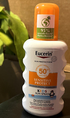 Eucerin Sun Protection Sensitive Protect Kids Spray SPF 50+ 200ml New