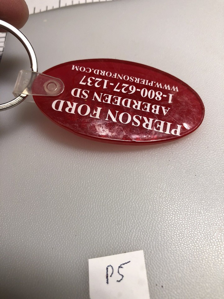 Pierson Aberdeen South Dakota Automobile Keychain Advertising Car