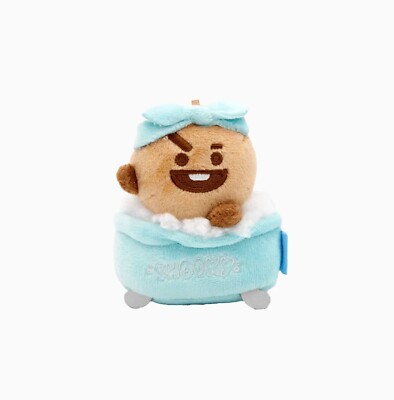 BT21 K-POP Official Goods SHOOKY BATH TIME MASCOT PLUSH KEYCHAIN