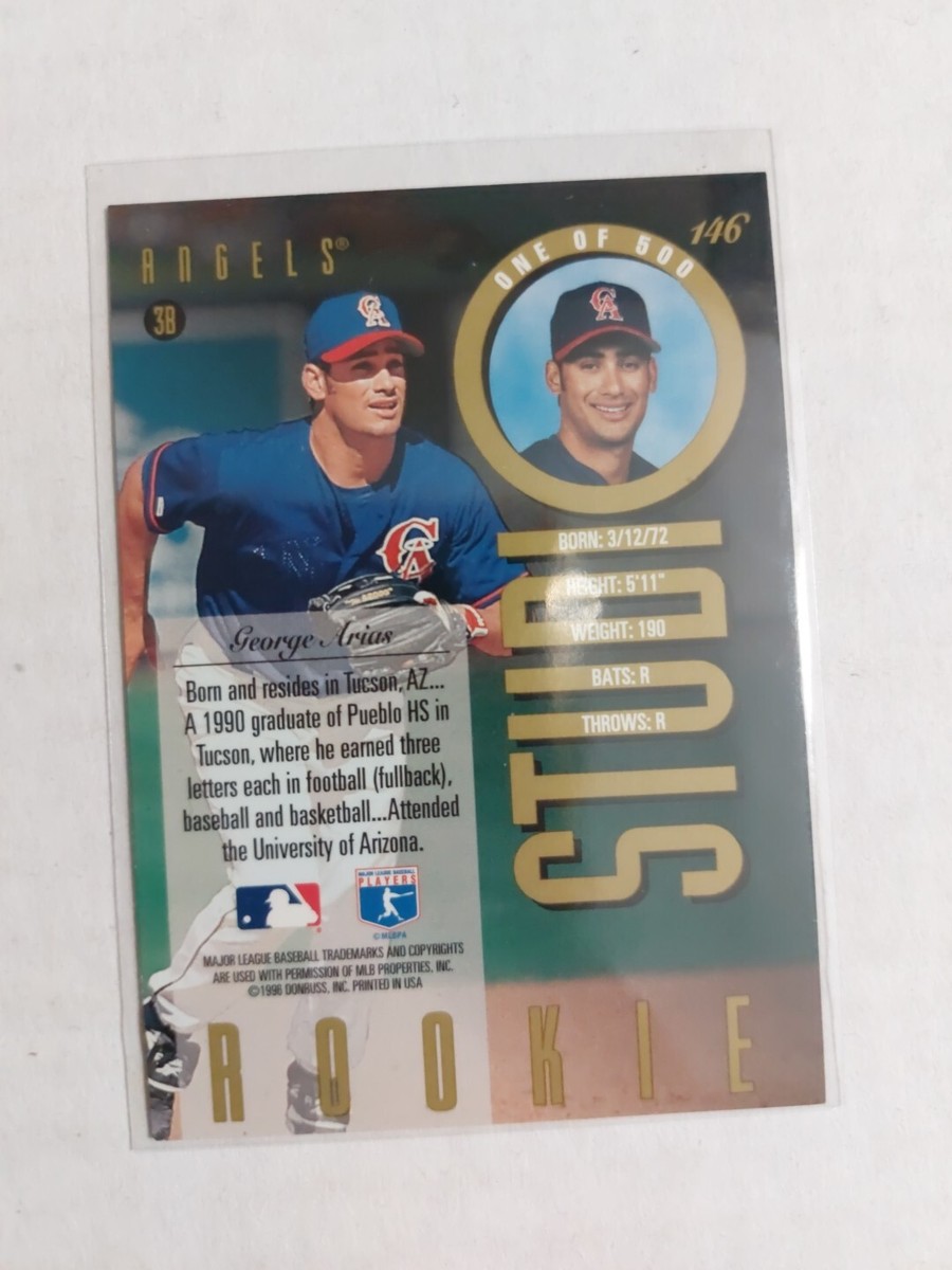 1996 Leaf Studio Gold/500 George Arias #146 Rookie | eBay