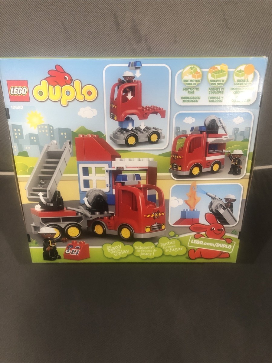 LEGO 10592 DUPLO CAMION POMPIERI FIRE TRUCK LIKE NEW