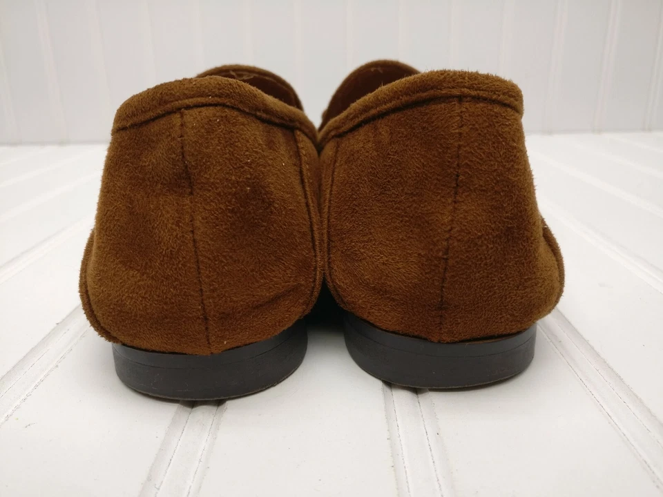 Mocasines casuales Forever 21 sin cordones de gamuza marrón talla 6,5 Foto 4 de 4