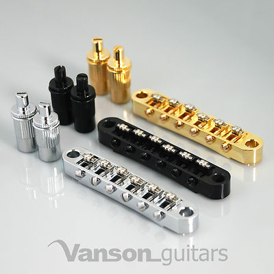NEU Vanson Roller Sattel Brücke für Epiphone Les Paul, SG, ES, Dot, Bigsby T-O-M
