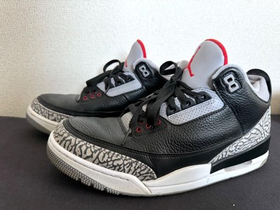 Air Jordan 3 Retro Og Black Cement 29cm Sneakers | eBay