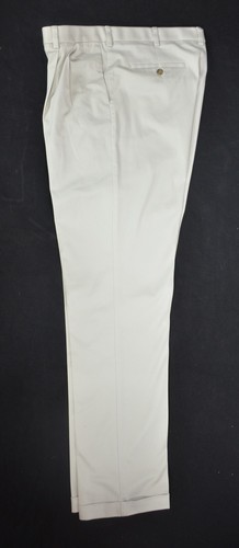 NWT 36X36 Stone Roundtree & Yorke TravelSmart Classic Pleated CoreComfort Pants - Picture 7 of 8