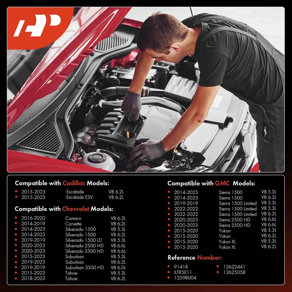 8x bujías de iridio y platino para Chevy Silverado 1500 Tahoe GMC Yukon XL Foto 2 de 4