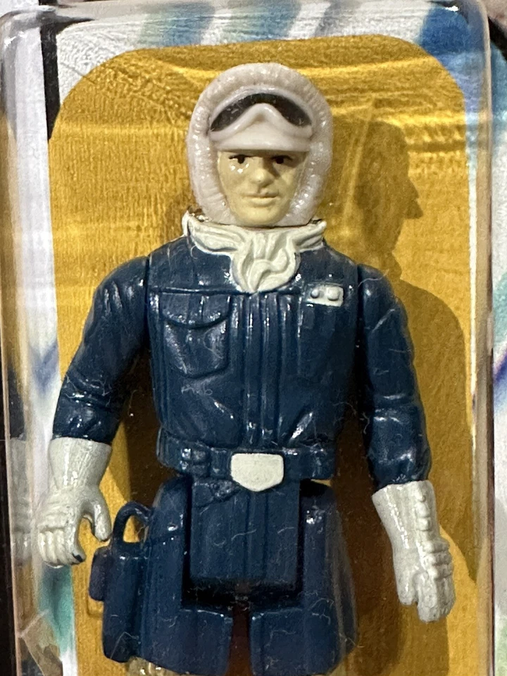 Figura de acción de colección Han Solo Hoth Outfit Star Wars en parte posterior personalizada ESB 41 Foto 4 de 4