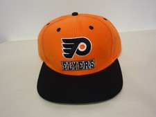Vintage NHL Philadelphia Flyers Snapback Cap Hat 90s Reebok NEW NWOT Wool Blend