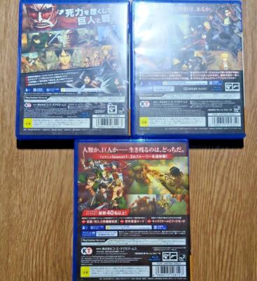 Attack on Titan 1 + 2 (2Games) PS VITA [Japan Import] PSVITA(Shingeki