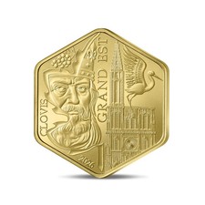 Collection des régions - Grand Est Monnaie de 500€ Or hexagonale