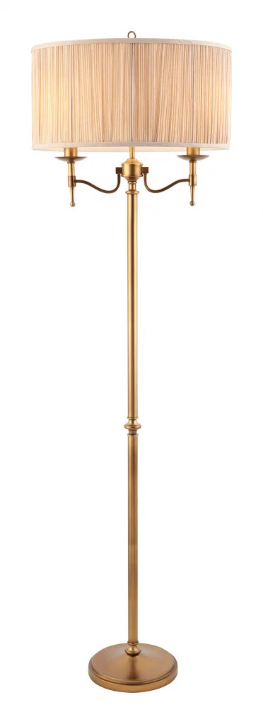 Floor Light Brass Stanford Antique Beige Interiors 1900 63620