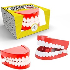 Wind Up Teeth Chomping Chattering Toys Party Favors Gag Gifts 2.5