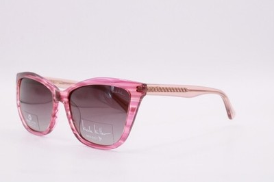 NEW NICOLE MILLER RESORT SEYCHELLES C03 CLEAR PINK AUTHENTIC SUNGLASSES 56-16