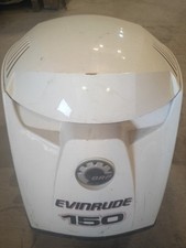 Evinrude E-TEC 150 HP V6 Outboard  Engine   Cowling White BRP OEM