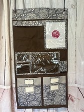  Thirty-One Hang Up Home Organizer in “Say It Taupe” Wall Organizer 22"x41"