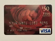 Beautiful Anne Geddes Baby Pic Debit Card Expired In 2010 Unsigned