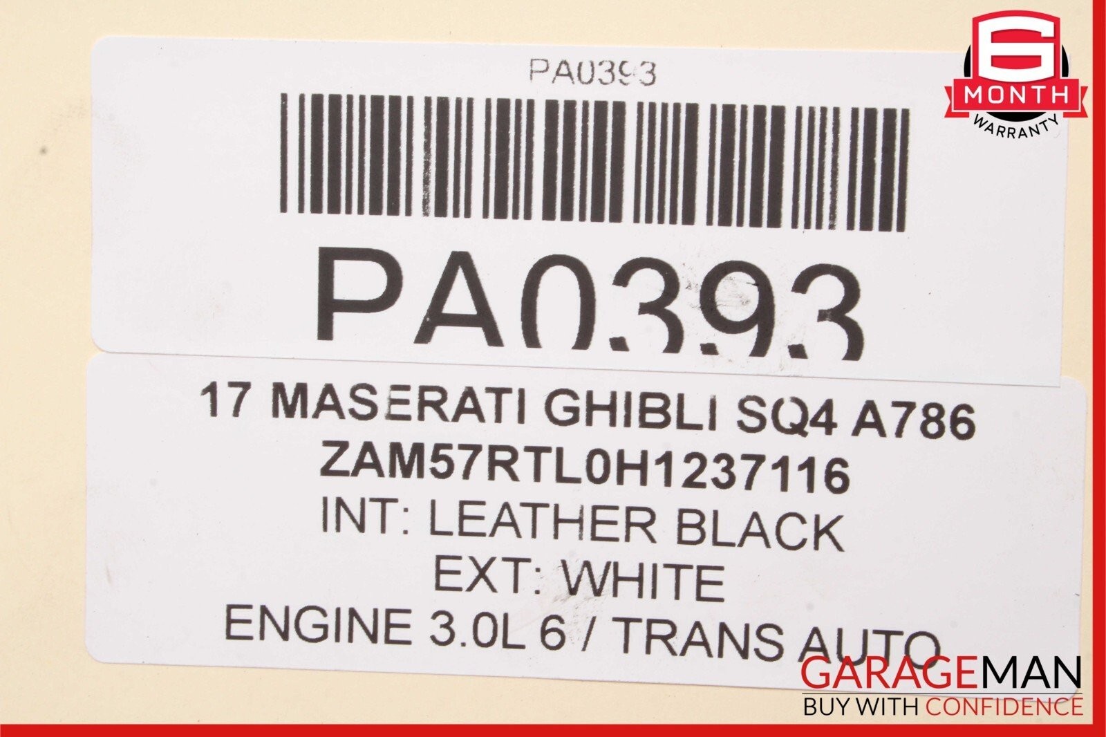 Maserati Ghibli 2014-2017 RIGHT Transmission