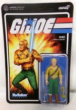 Super7 ReAction GI Joe Wave 5 Duke Combat Gladiator 3.75 Figure 2023 New