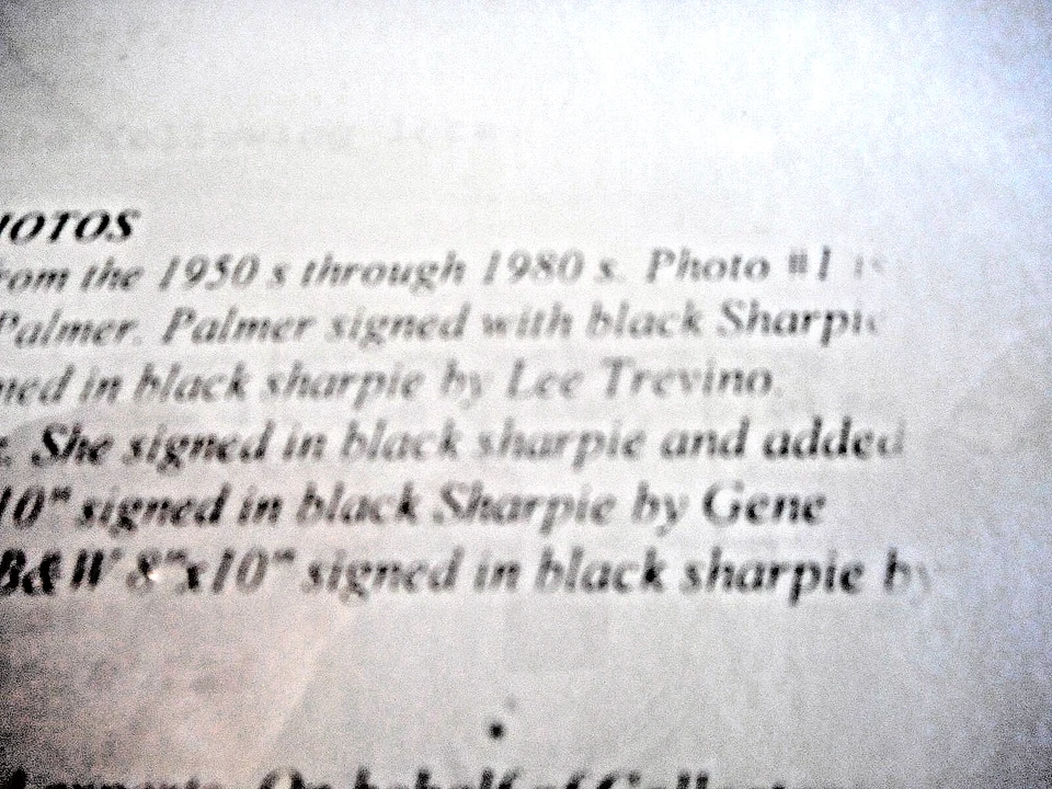 Lee Treviño ¡Raro! Foto autografiada firmada PGA Golf Legend 8x10 certificado de autenticidad PSA/DNA Foto 4 de 4