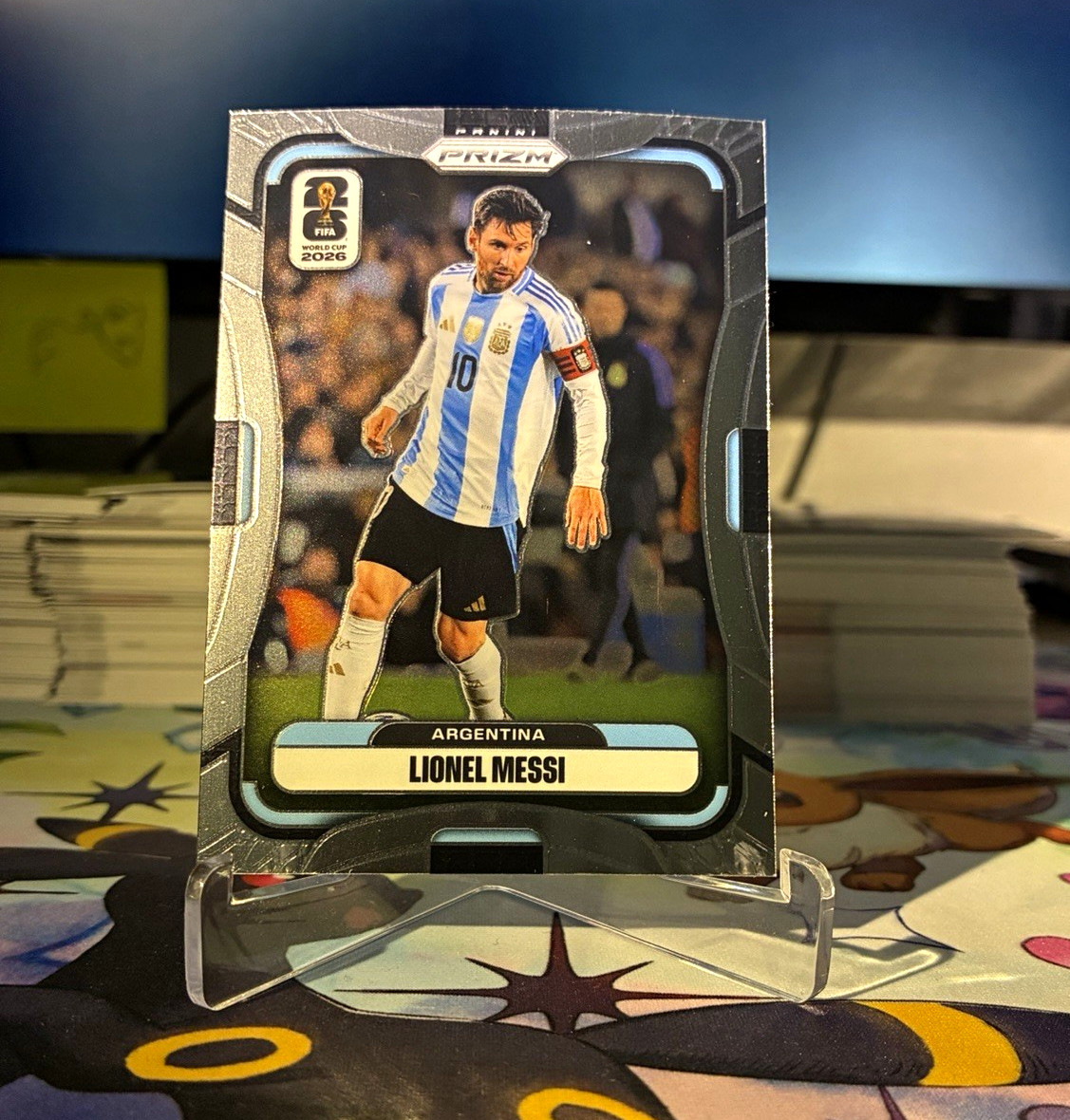Panini Prizm 2026 FIFA World Cup Lionel Messi Argentina #10 view 1