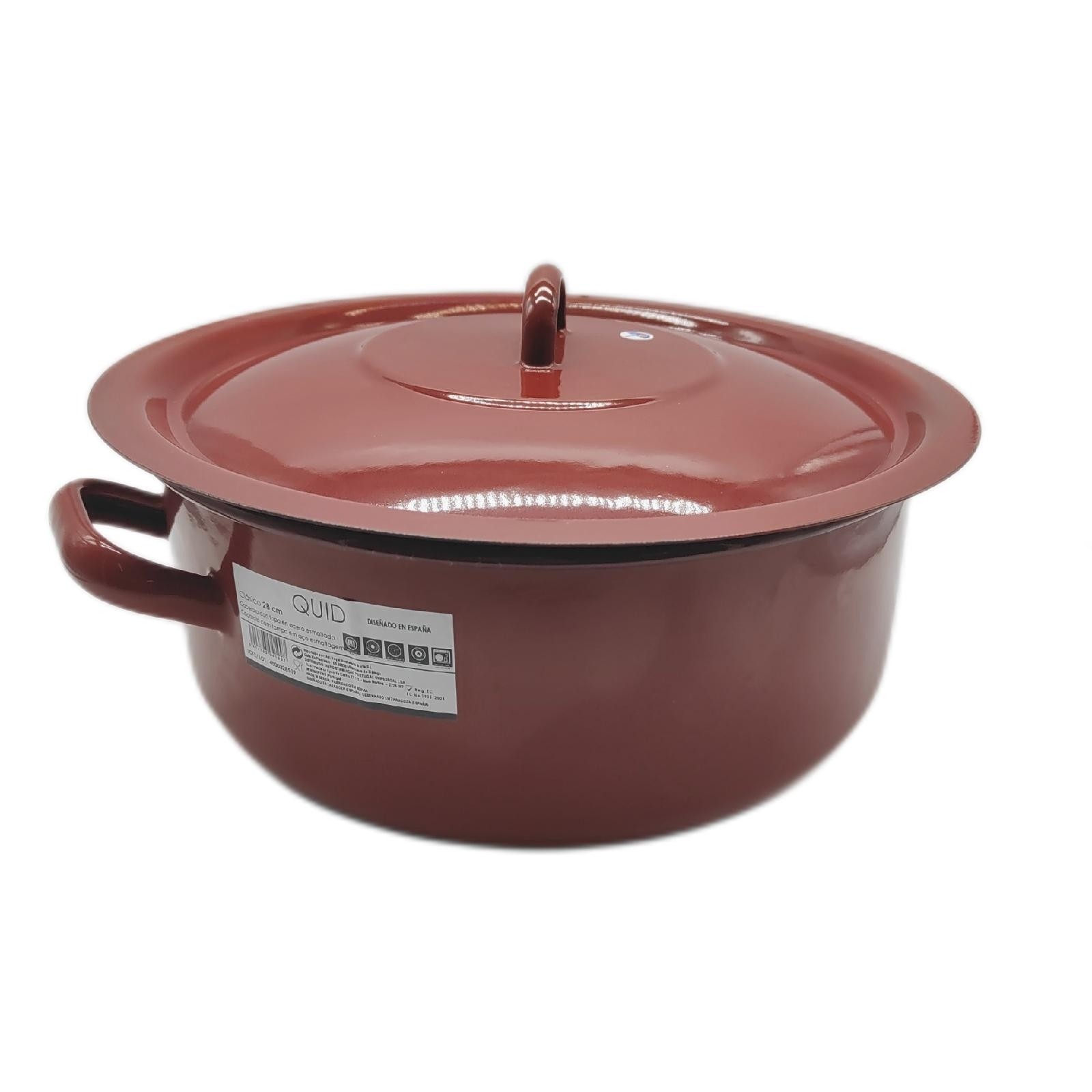 Quid Emaille Topf Kochgeschirr Classico 28 cm 7 Liter vielseitig für Küche