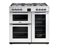 Belling Cookcentre X90G PROF 444411723 90Cm range Cooker - Stainless Steel